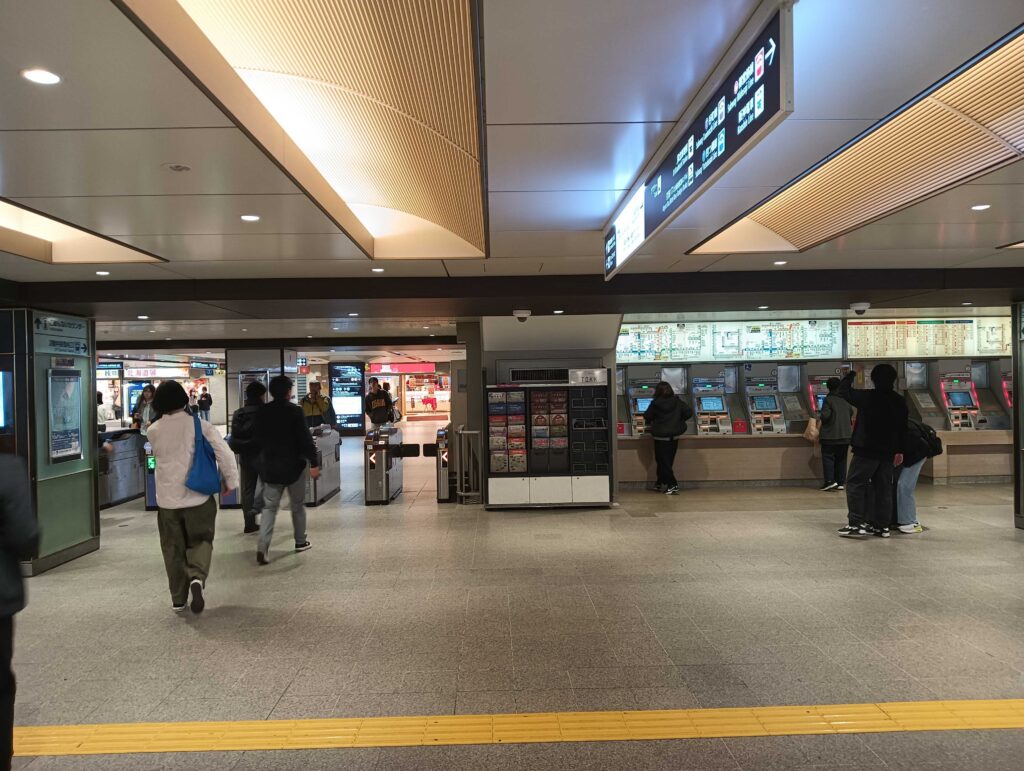 阪急梅田駅の改札