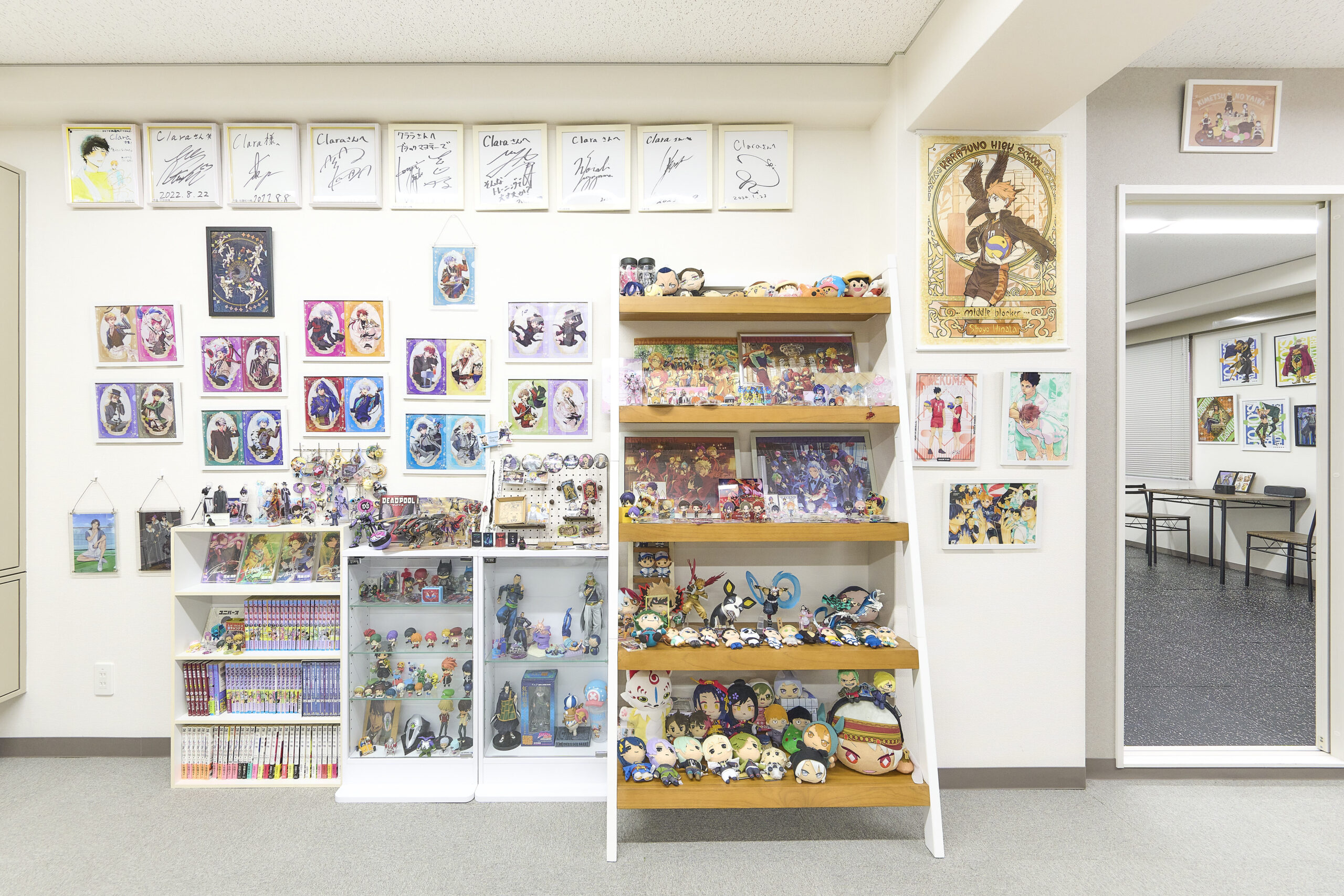 オタクジム梅田スタジオのディスプレイ